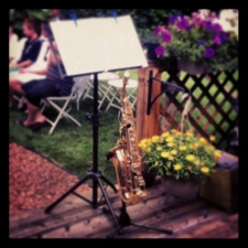 Saxophone during a wedding ceremony